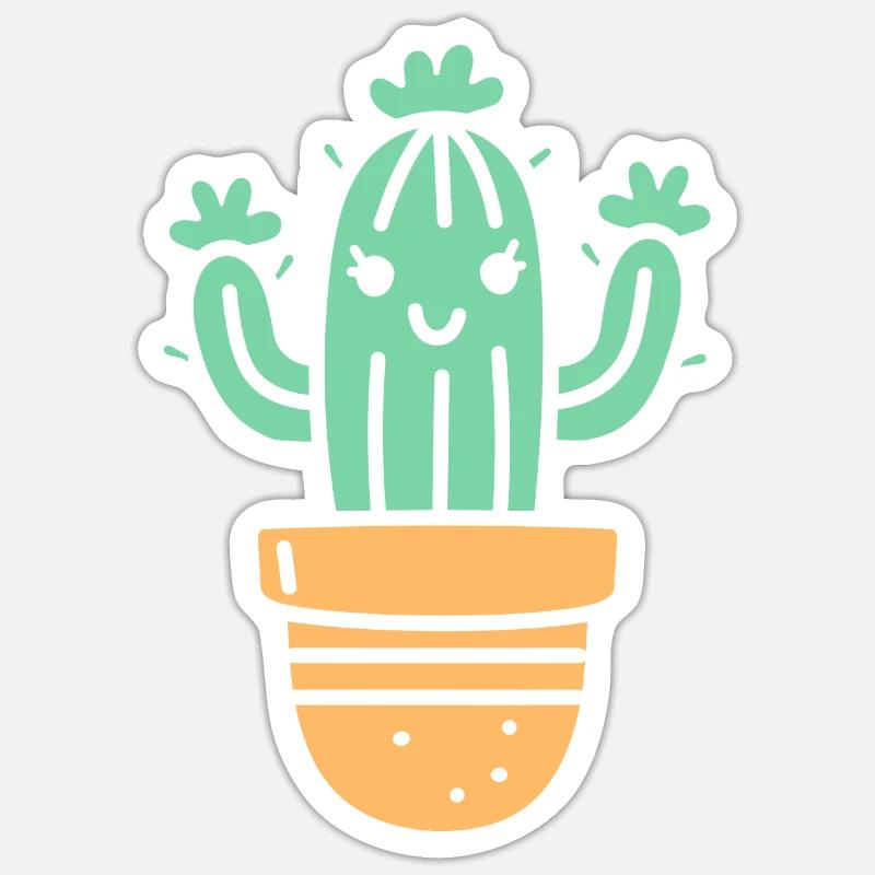 Cactus Sticker size S (10 x 10 cm)