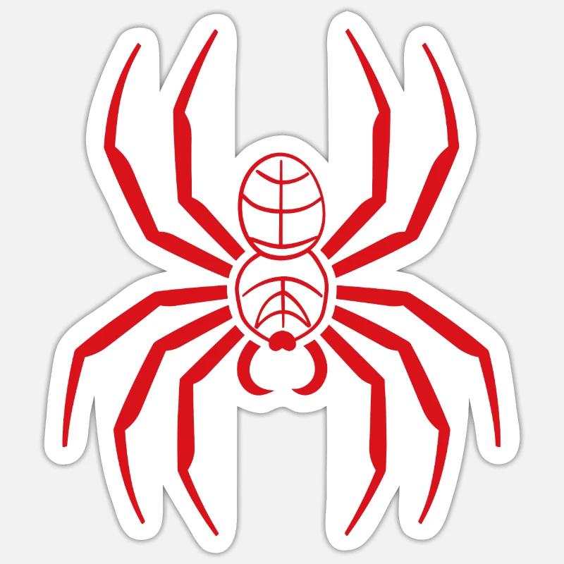 Spinne Sticker Größe S (10 x 10 cm)