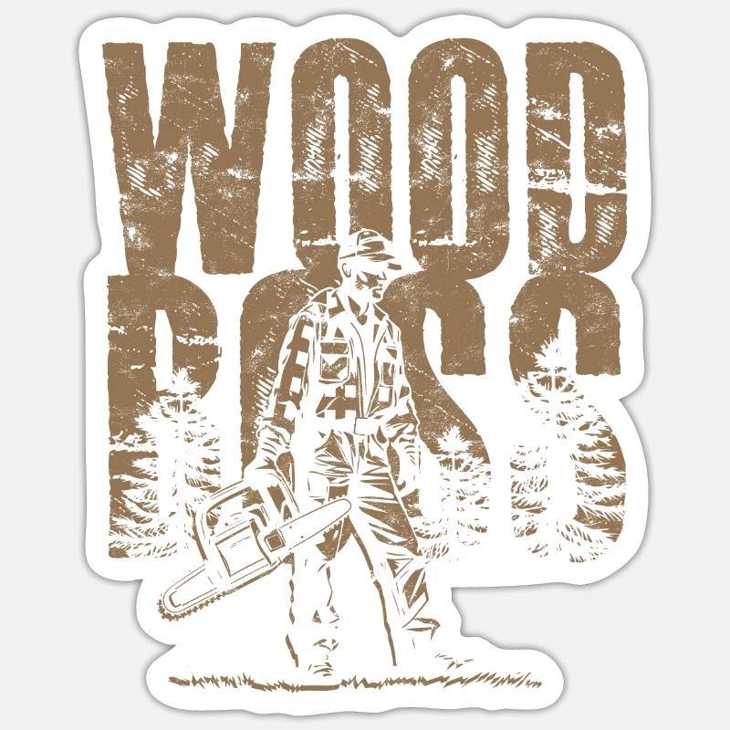 Bûcherons Bûcherons Bûcherons Sticker taille S (10 x 10 cm)