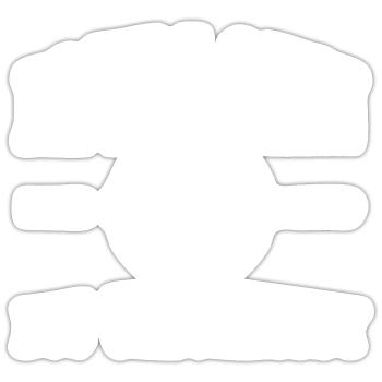 Iserlohn Dog University Universität Hochschule Uni - Sticker size S (10 x 10 cm) - white matte - Front