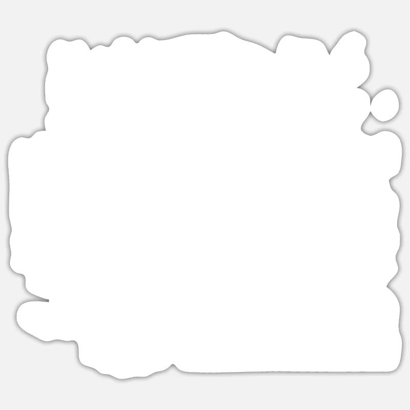 Deer Moon Howling Sticker size S (10 x 10 cm)