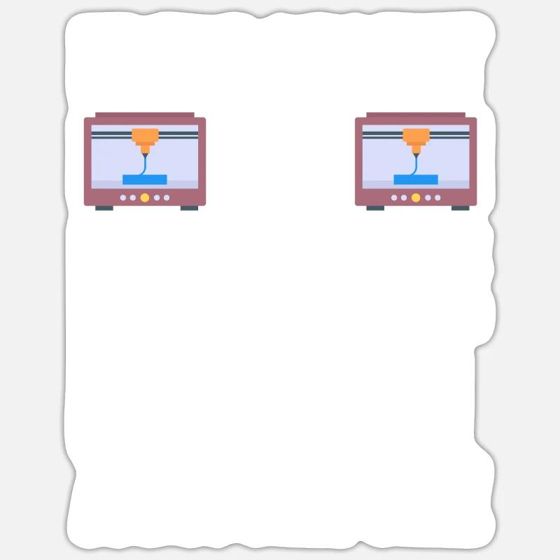 3D Printer Filament 3D Printing 3D Printing 3D Printer Sticker size S (10 x 10 cm)