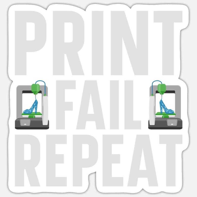 3D Printer Filament 3D Printing 3D Printing 3D Printer Sticker size S (10 x 10 cm)