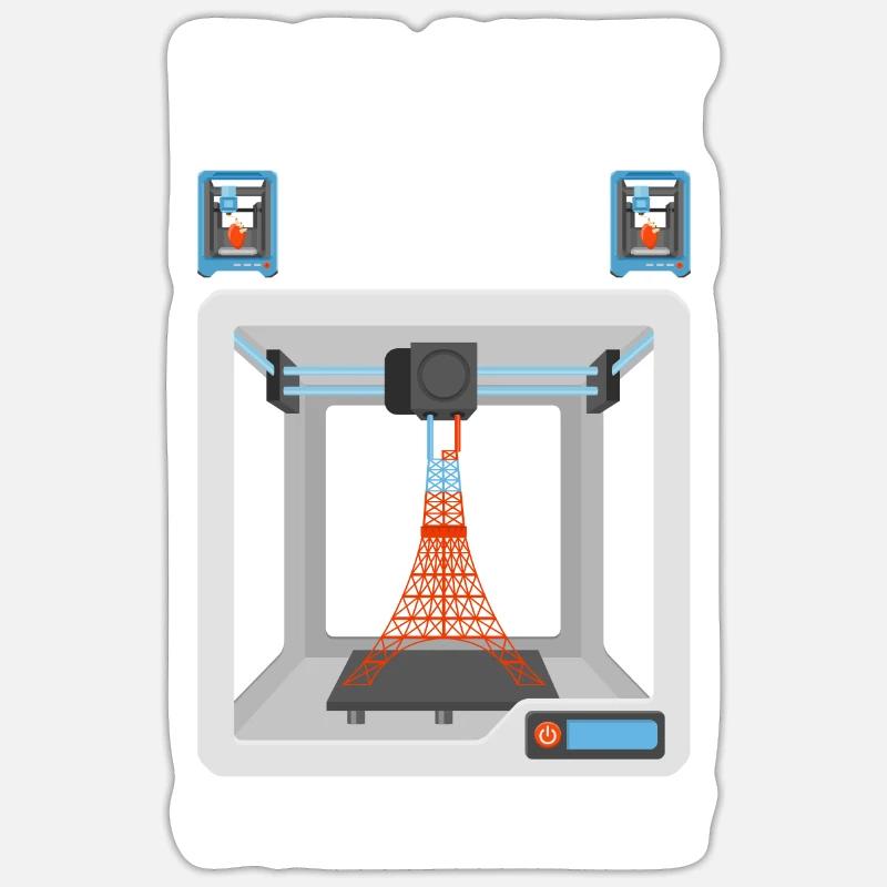 3D Printer Filament 3D Printing 3D Printing 3D Printer Sticker size S (10 x 10 cm)