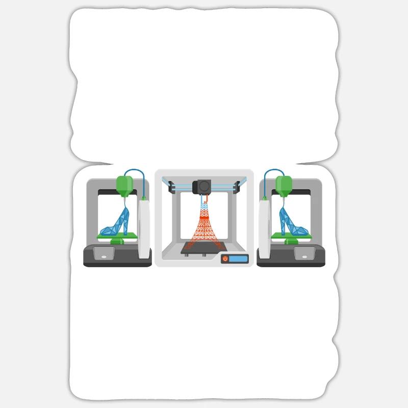 3D Printer Filament 3D Printing 3D Printing 3D Printer Sticker size S (10 x 10 cm)