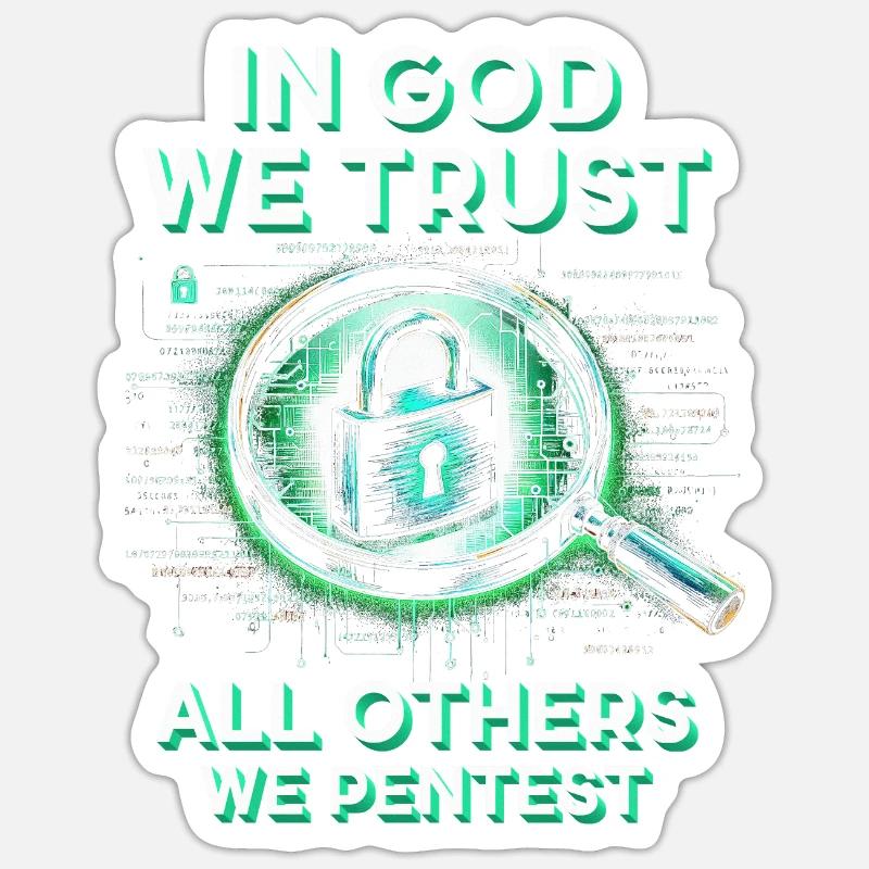 Penetrationstester Sticker Größe S (10 x 10 cm)