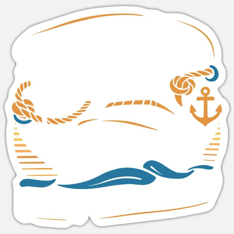 Cruise - Sticker size S (10 x 10 cm) - white matte