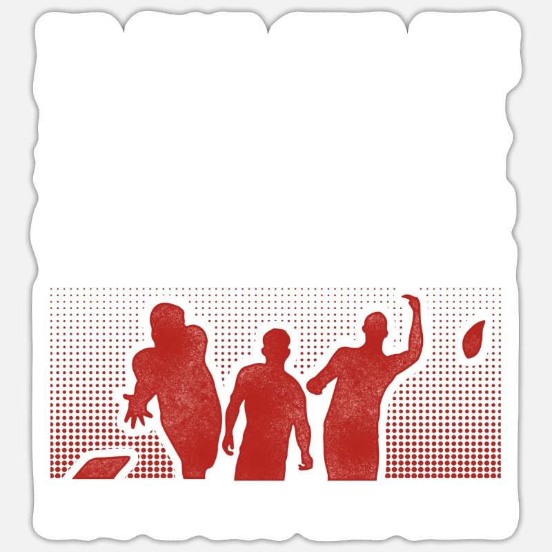 Cornhole Team Bean Bag Player - Sticker Größe S (10 x 10 cm) - Mattweiß