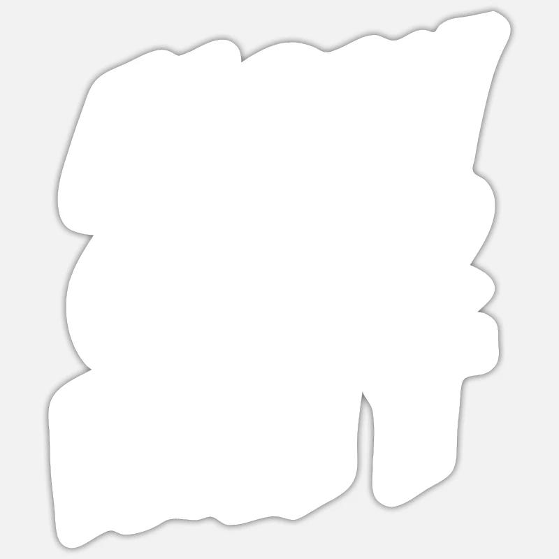 Moin Oder Watt Ruhrgebiet Ruhrpott Hamburg Moin - Sticker Größe S (10 x 10 cm) - Mattweiß