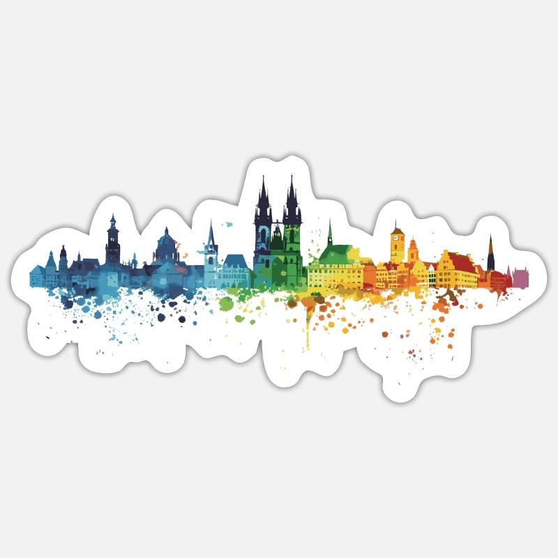 Rodgau - Sticker size S (10 x 10 cm) - white matte