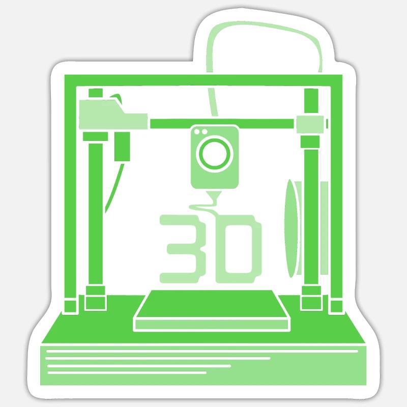 3D Printing Printing Prototype Sticker size S (10 x 10 cm)