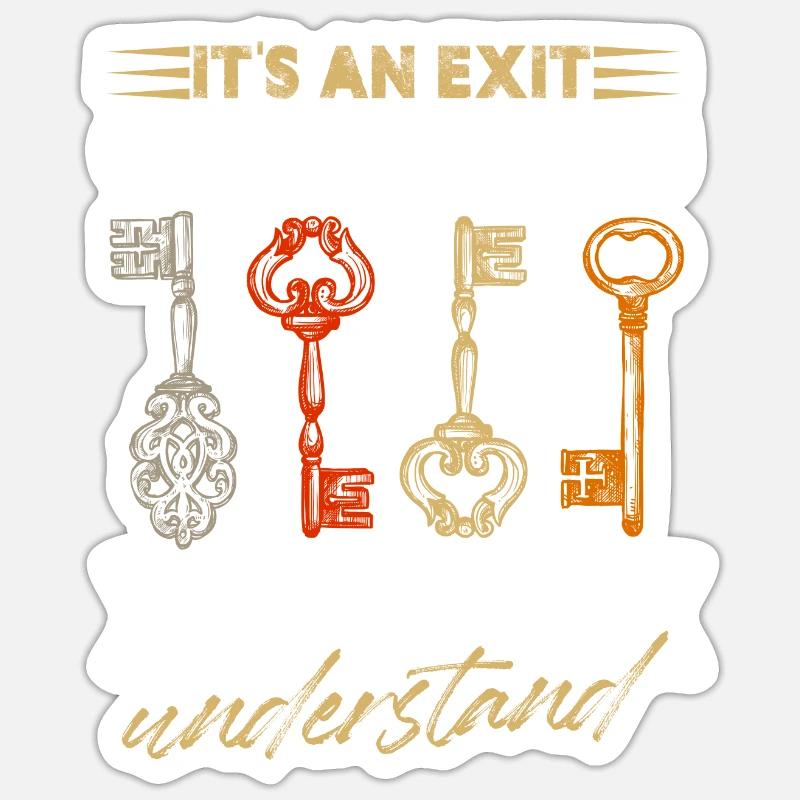 C’est un jeu de sortie que vous ne comprendriez pas Sticker taille S (10 x 10 cm)