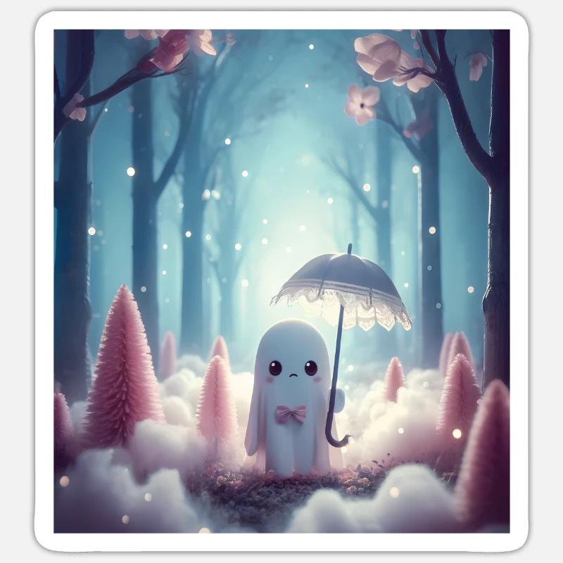 Fairy tale - Sticker size S (10 x 10 cm) - white matte