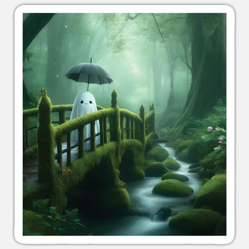 Fairy tale - Sticker size S (10 x 10 cm) - white matte
