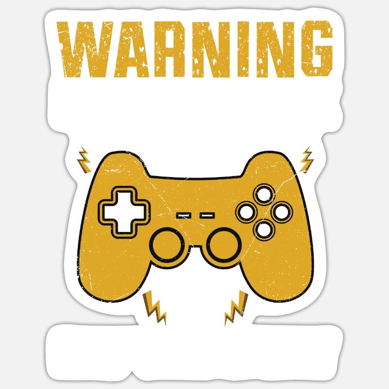 Play Controller Gaming "Je suis dans un jeu, Sticker taille S (10 x 10 cm)