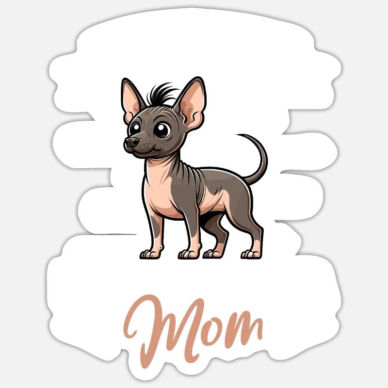 Khala Mama glabre - Sticker taille S (10 x 10 cm) - blanc mat