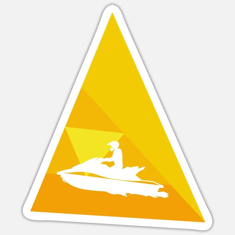 Jetski Wakeskating Boot Sticker Größe S (10 x 10 cm)