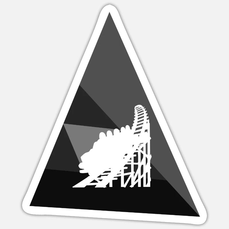 Rummel rollercoaster Ferris wheel Sticker size S (10 x 10 cm)