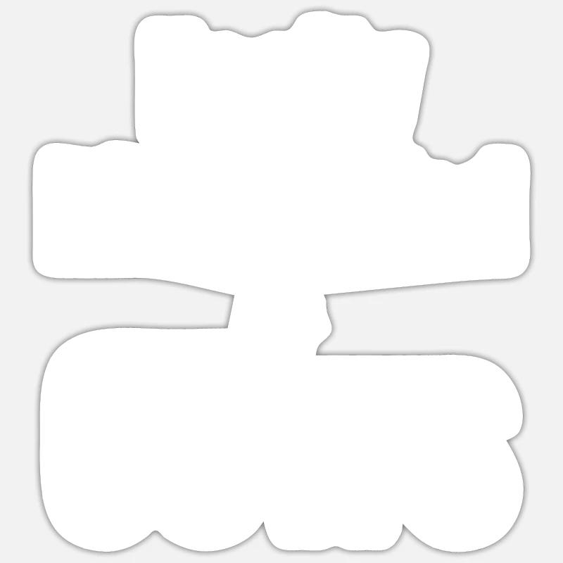 Easily distracted by cows, ranchers Sticker size S (10 x 10 cm)