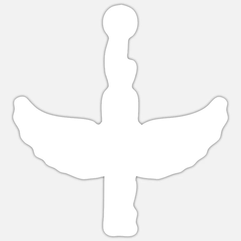 CloverDiamond White Edition - Sticker size S (10 x 10 cm) - white matte