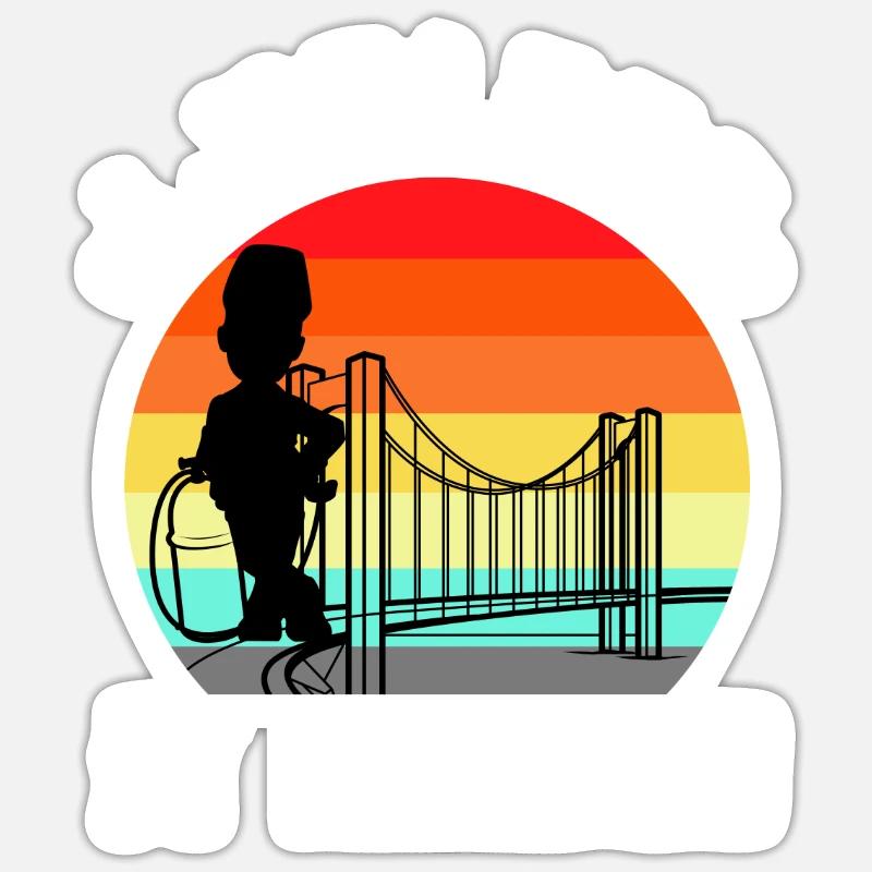 I welded it helded - Sticker size S (10 x 10 cm) - white matte
