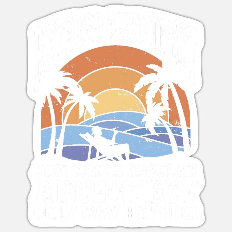 Architect Architecture Sticker Größe S (10 x 10 cm)