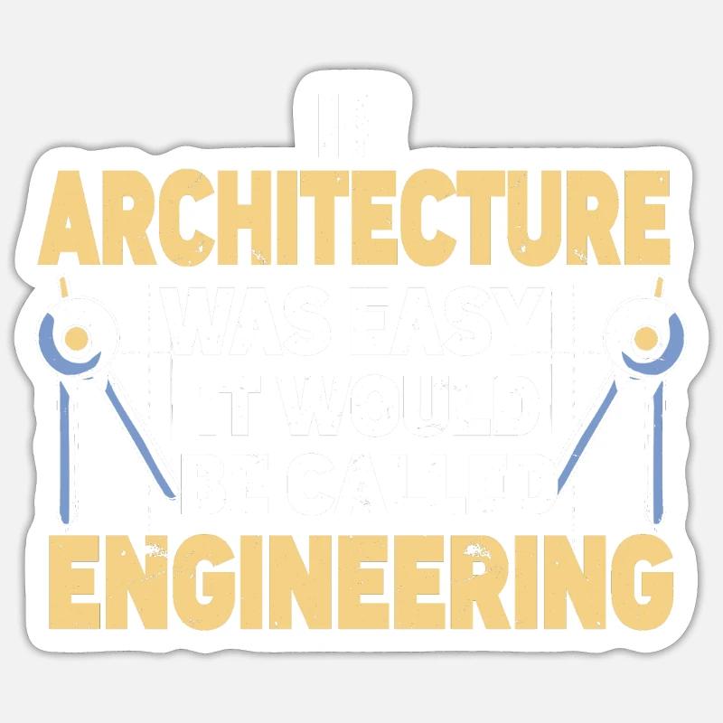 Architect Architecture Sticker size S (10 x 10 cm)