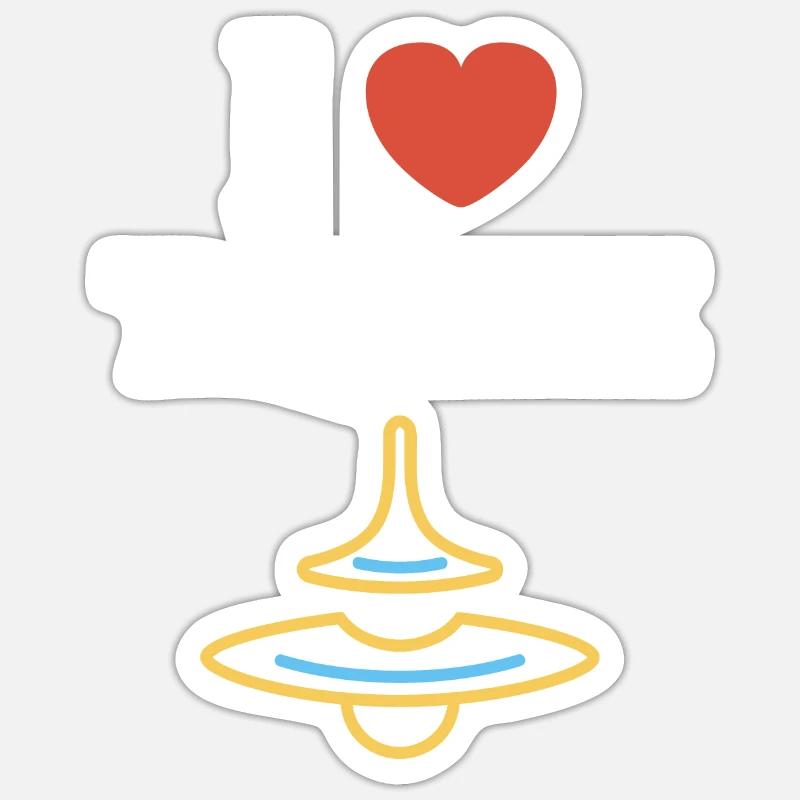 Kendama - Sticker size S (10 x 10 cm) - white matte