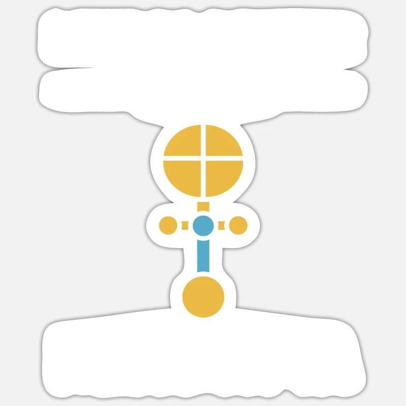 Kendama - Sticker size S (10 x 10 cm) - white matte