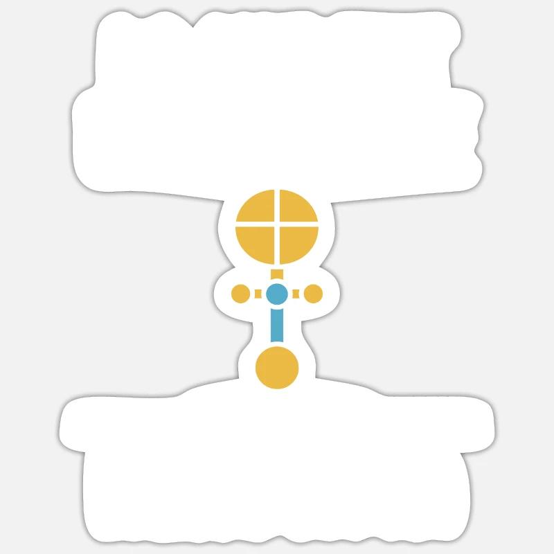 Kendama - Sticker size S (10 x 10 cm) - white matte