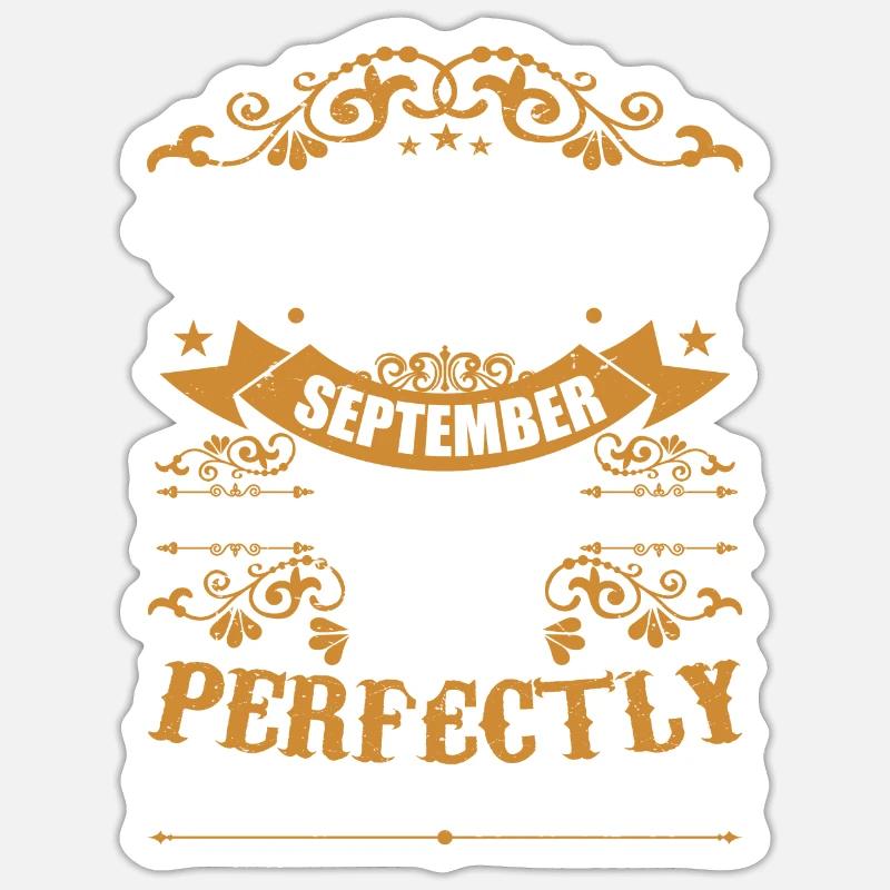 2000 September 2000 24. Geburtstagsgeschenk 2000 Sticker Größe S (10 x 10 cm)