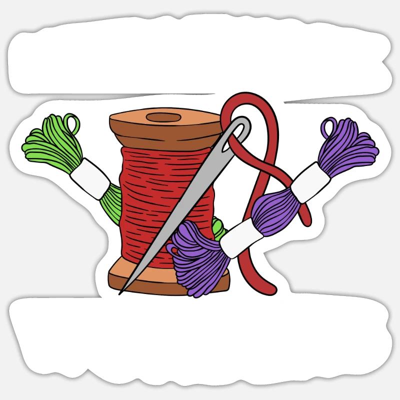 Embroidery Beading Embroidery Pattern Cross Stitch Sticker size S (10 x 10 cm)