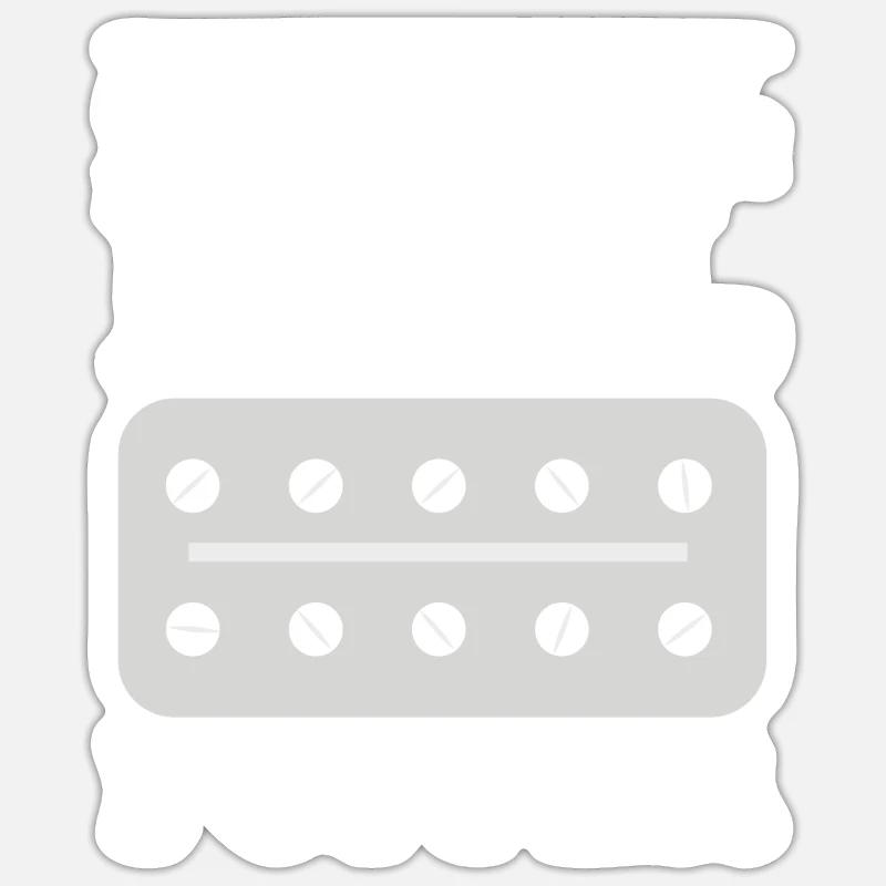 Pharmaceutical Assistant Pharmacy Technician - Sticker size S (10 x 10 cm) - white matte