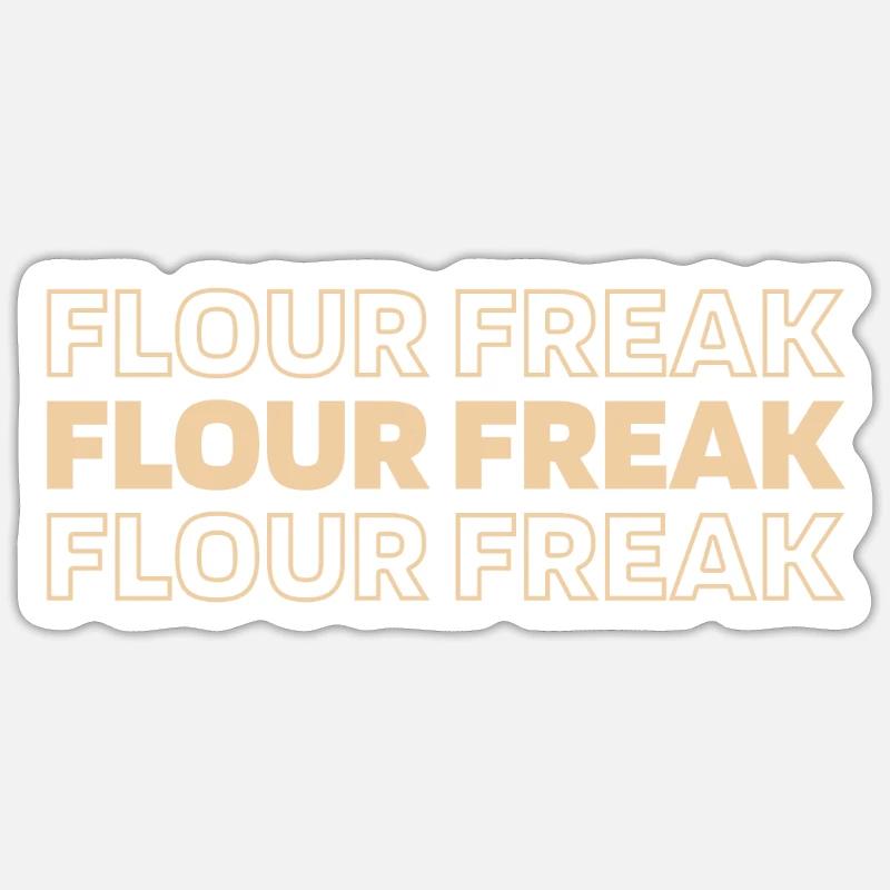 Sourdough bread - Sticker size S (10 x 10 cm) - white matte