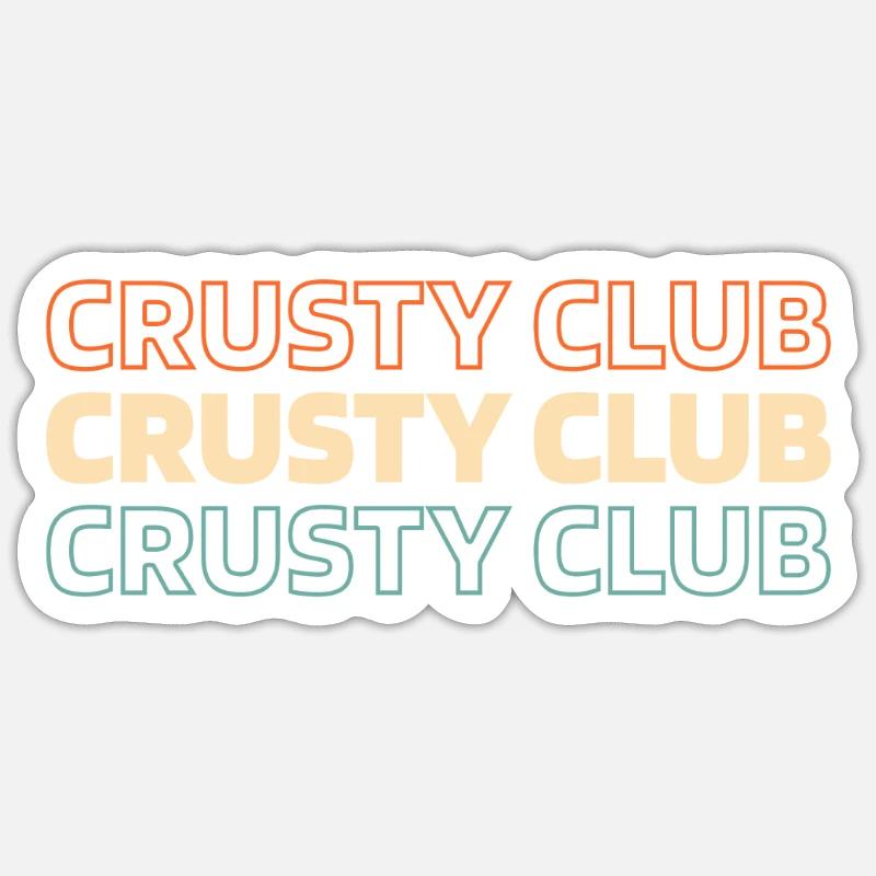 Sauerteig Brot - Sticker Größe S (10 x 10 cm) - Mattweiß
