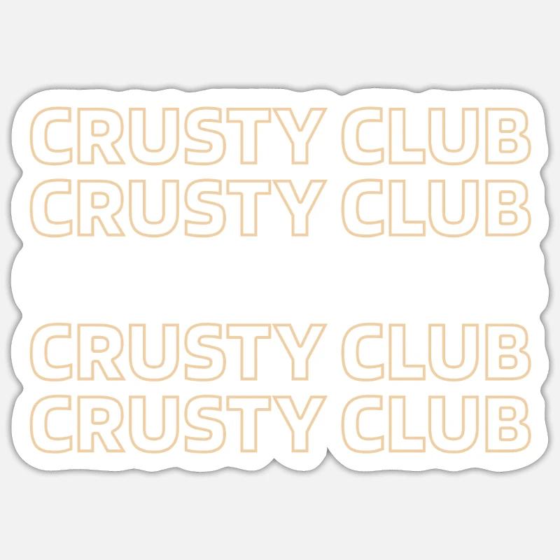 Sourdough bread - Sticker size S (10 x 10 cm) - white matte