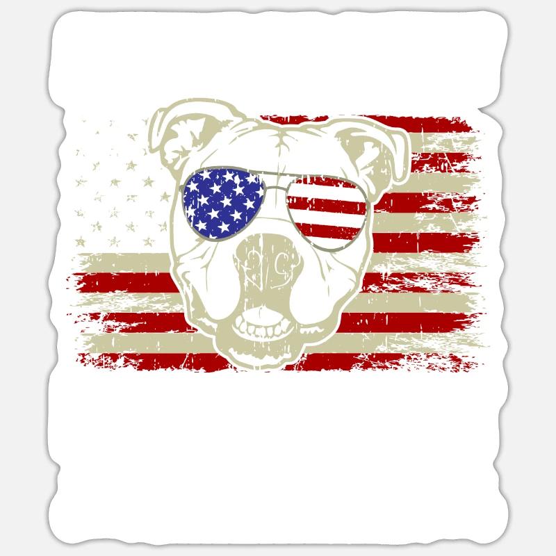 Cadeaux American Bully Sticker taille S (10 x 10 cm)