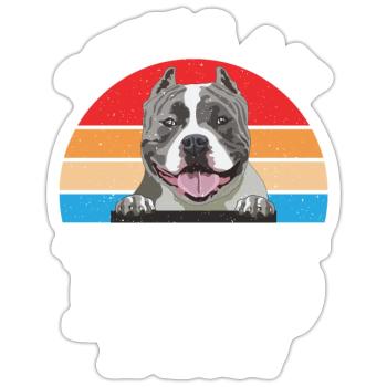 American Bully Gifts - Sticker size S (10 x 10 cm) - white matte - Front