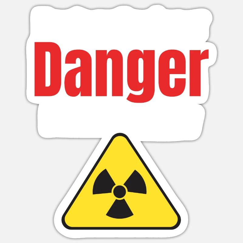 Nuclear Engineer Danger Hot & Yummy Engineer Sticker Größe S (10 x 10 cm)