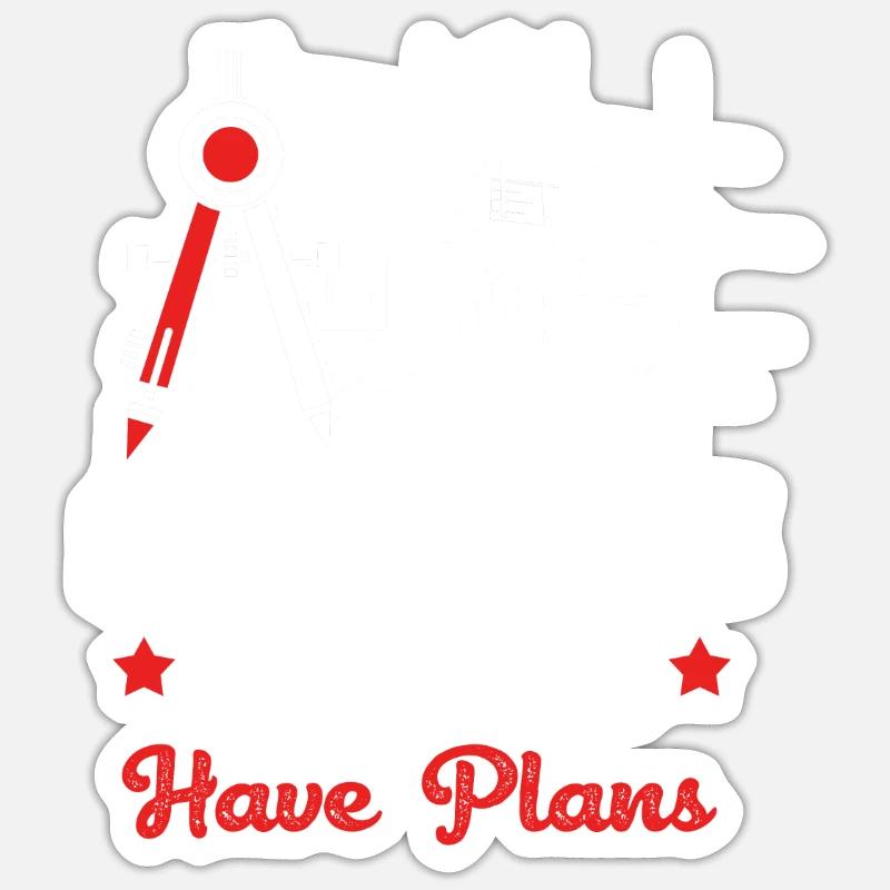 architecte Sticker taille S (10 x 10 cm)