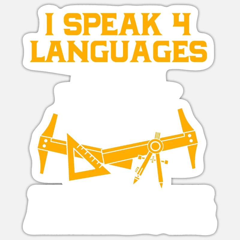 Architect Architecture Sticker size S (10 x 10 cm)