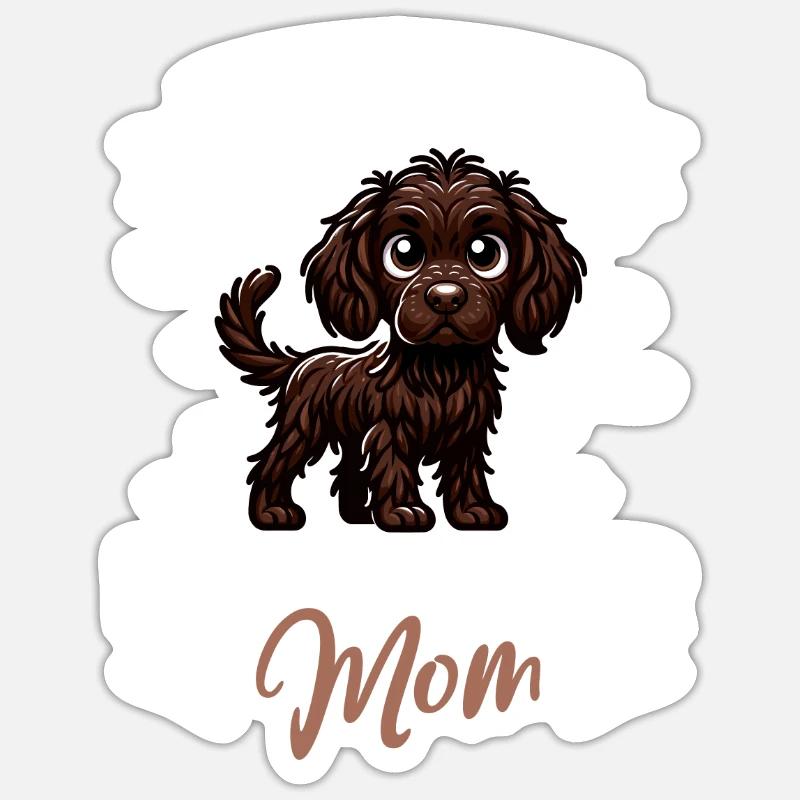 Poodle Pointer Mom Sticker size S (10 x 10 cm)