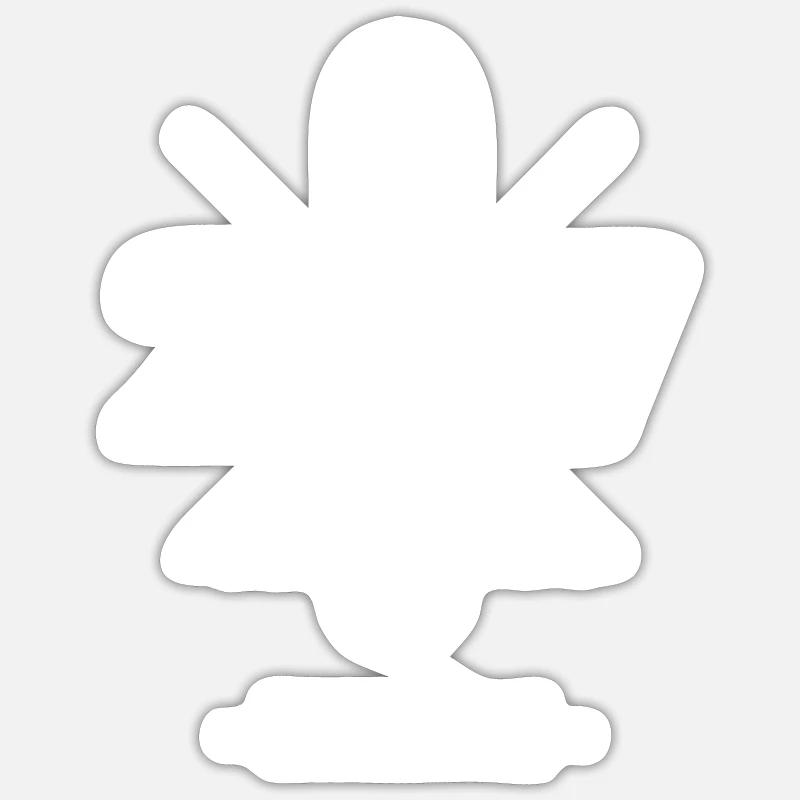 Minimal Birthday March 2007 - Simple - Sticker size S (10 x 10 cm) - white matte