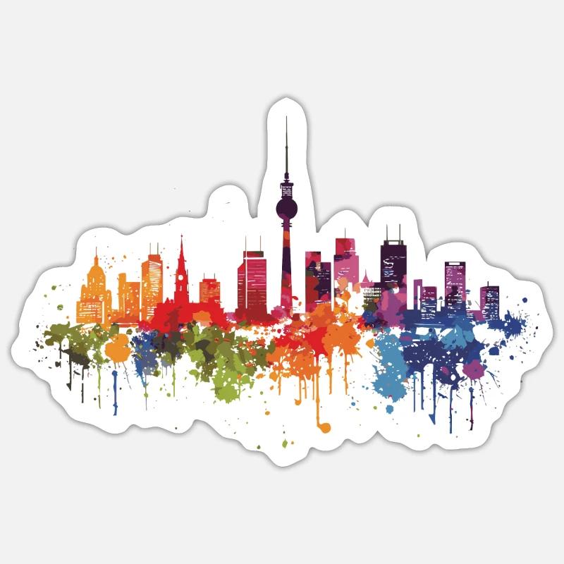 Waltrop - Sticker Größe S (10 x 10 cm) - Mattweiß