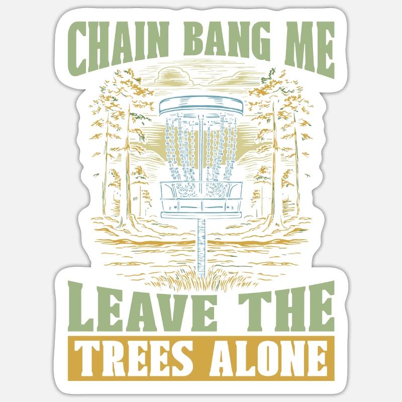 Frisbee Golf Disc Golf Sticker Größe S (10 x 10 cm)