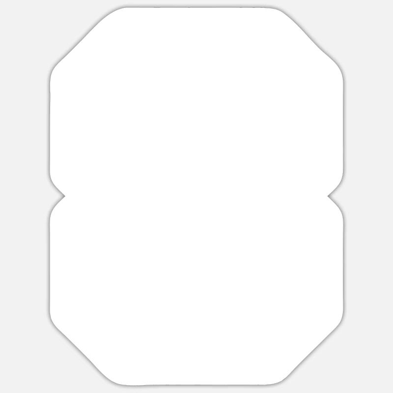 8 - Sticker size S (10 x 10 cm) - white matte