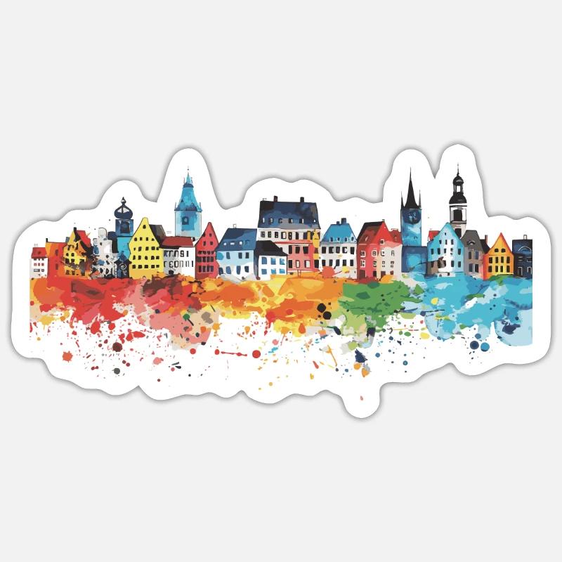 Sticker Größe S (10 x 10 cm) - 