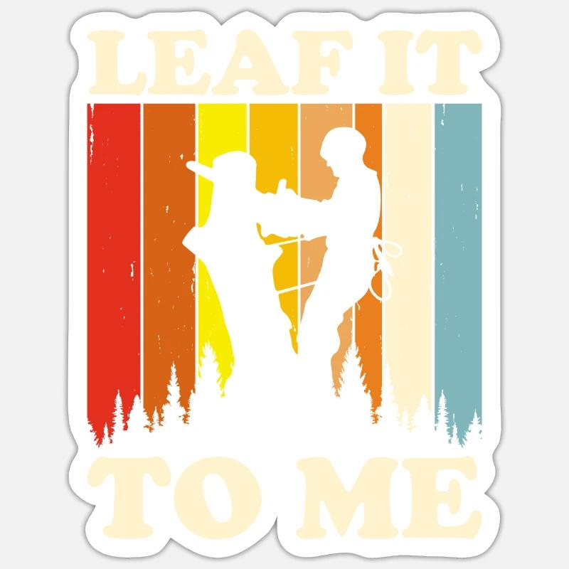 Arborist Baumpfleger Baumkletterer Baumklettern Sticker Größe S (10 x 10 cm)