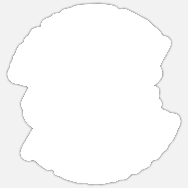 Sie ist mit Kraft bekleidet - Muttertags-Mama Sticker Größe S (10 x 10 cm)