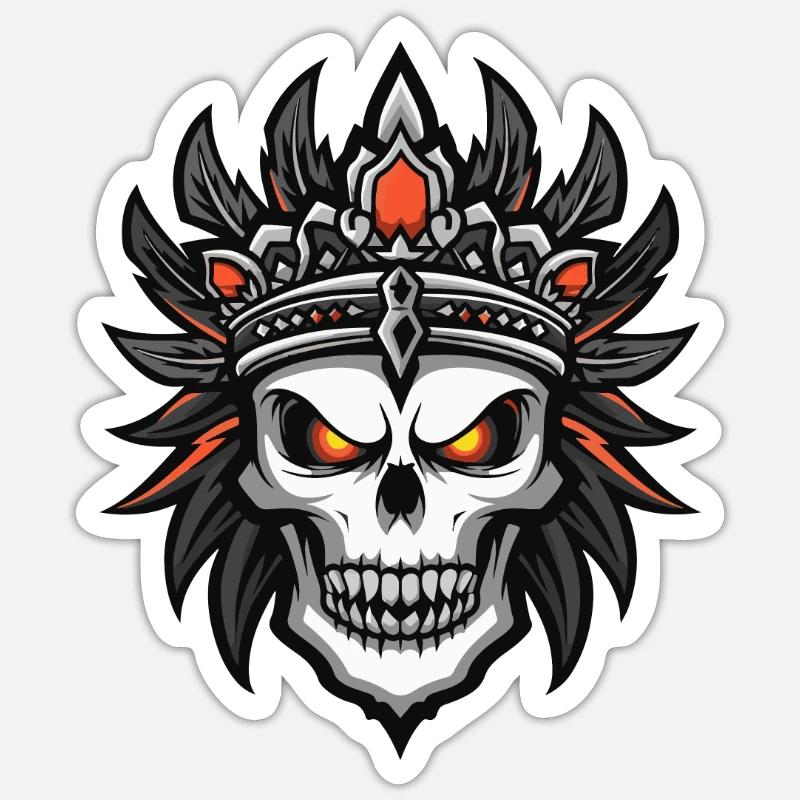 Chief Apache Dead Indian Sticker size S (10 x 10 cm)